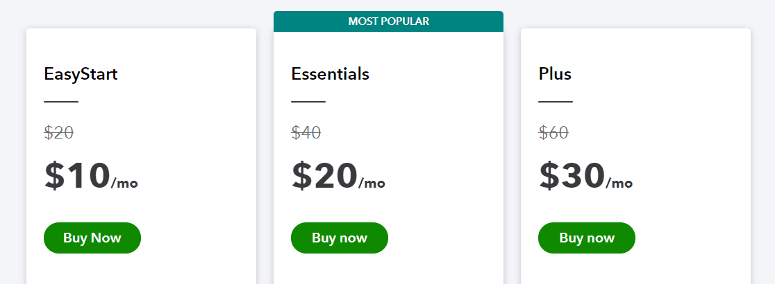QuickBooks Online vs Desktop - QuickBooks Online Price